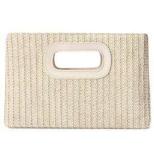 8041 Straw Clutch Handbags Summer Clutch Woven Boho Beach Bags Straw Purses